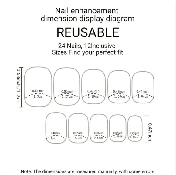 Acrylic Short Square Tip Winter Wonderland Pastel Nails Manicure Holiday - Picture 2 of 5